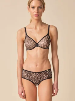 Gossard Glossies Sheer Moulded Bra Yellow