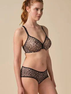 Gossard Glossies Sheer Moulded Bra Yellow