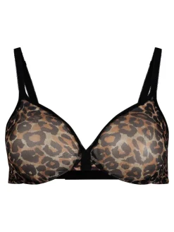 Gossard Glossies Sheer Moulded Bra Yellow