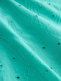 Next Green Broderie Shirt Clearance