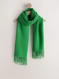 Next Green Midweight Wool Blend Scarf Sale
