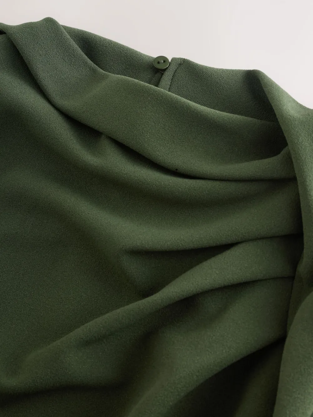 Next Occasion Cowl Neck Sleeveless Jersey Jumpsuit Green Hot