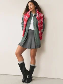 Next Green Oversize Denim Shirt Best