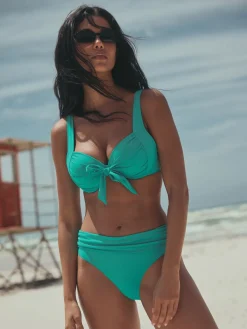 Next Roll Top Bikini Bottoms Green Best