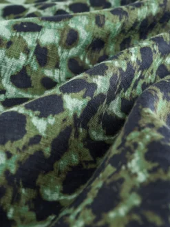 Next Green/Black Beach Cover-Up Shirt New