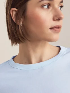 Next Green/Purple/Blue/Ecru/Pink 100% Cotton Long Sleeve T-Shirts 5 Pack Sale