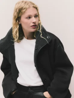 Next Borg Reversible Jacket Grey Hot