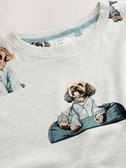 Next Grey Charlie The Cockapoo Cotton Nightie Outlet