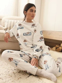 Next Grey Charlie The Cockapoo Long Sleeve Pyjamas Best