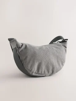 Next Grey Cord Effect Sling Bag Best