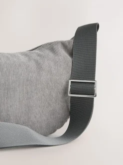 Next Grey Cord Effect Sling Bag Best