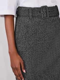 Next Grey Fleck Tailored Pencil Skirt Hot