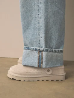 Next Forever Comfort® Chunky Sole Footbed Clogs Grey Outlet