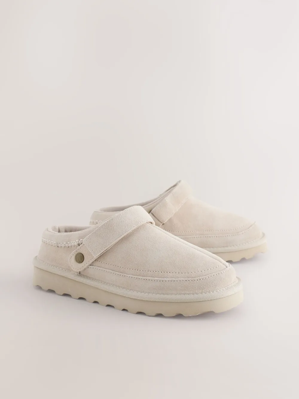 Next Forever Comfort® Chunky Sole Footbed Clogs Grey Outlet