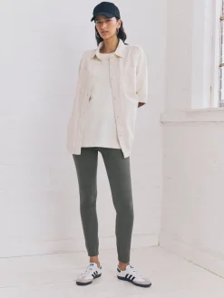 Next Grey Full Length Jersey Denim Leggings Best