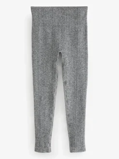 Next Grey Marl Ribbed Seamless High Waist Leggings Best