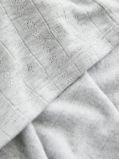 Next Thermal Maximum Warmth Cosy Pointelle Vest Grey Marl Best