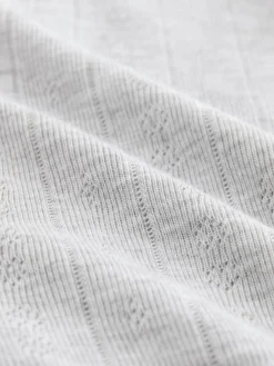 Next Thermal Maximum Warmth Cosy Pointelle Leggings Grey Marl Sale