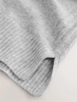 Next Grey Maternity Knitted Hoodie Best