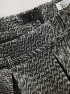 Next Grey Mini Kilt Skirt With Wool Best