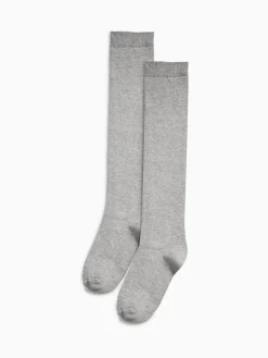 Next Modal Blend Knee High Socks 2 Pack Grey Discount