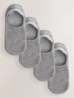 Next Modal Invisible Socks 4 Pack Grey Online
