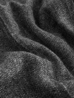 Next Grey N. Premium Wide Leg Pleated Trousers With Wool Outlet