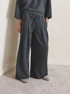 Next N.Premium Wide Leg Joggers Grey Online