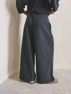 Next N.Premium Wide Leg Joggers Grey Online