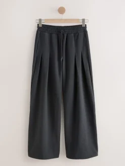 Next N.Premium Wide Leg Joggers Grey Online