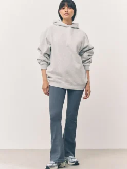 Next Relaxed Fit Heavyweight Longline Hoodie Grey Outlet