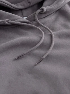 Next Grey Relaxed Fit Longline Hoodie Clearance