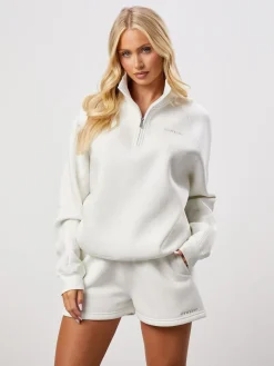 Gym King Cream 365 Raglan Sleeve Funnel Sweatshirt Best