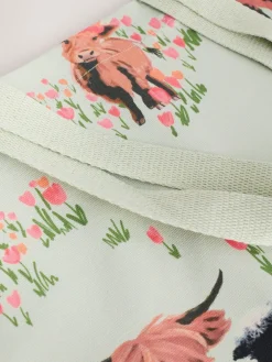 Next Cotton Shopper Bag Hamish Highland Cow New