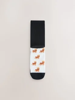Next Hamish Highland Cow Footbed Ankle Socks 5 Pack Clearance