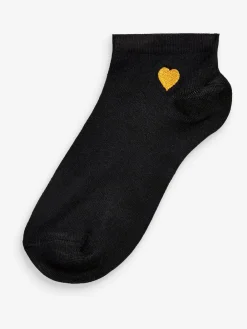 Next Motif Trainer Socks 5 Pack Heart Discount