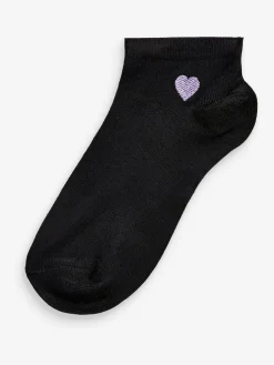 Next Motif Trainer Socks 5 Pack Heart Discount