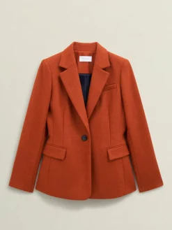 Hobbs Orange Jess Jacket Discount