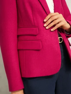 Hobbs Pink Clare Jacket Outlet