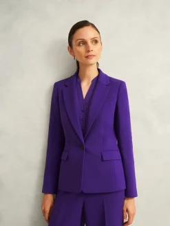Hobbs Petite Sami Jacket Purple
