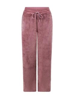 Hunkemoller Cosy Fleece Two Piece Pyjama Set Pink New
