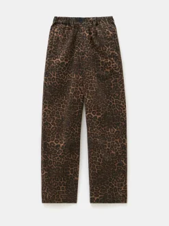 Hush Jack Barrel Leg Pull On Trousers Animal Print Online