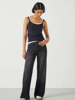 Hush Rowan Flared Jeans Black Sale