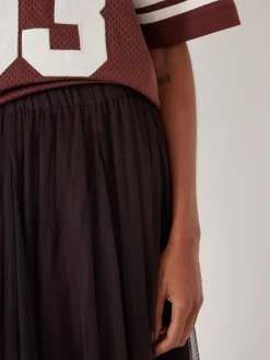 Hush Millie Godet Skirt Brown Outlet