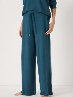 Hush Elle Supersoft Wide Leg Joggers Green