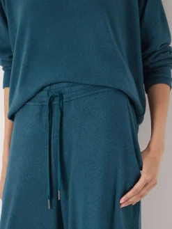 Hush Elle Supersoft Wide Leg Joggers Green