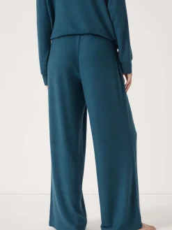 Hush Elle Supersoft Wide Leg Joggers Green