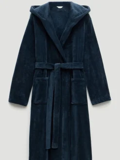 Hush Fluffy Hooded Dressing Gown Green Best