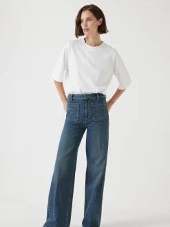 Hush Rowan Flared Jeans Green Best