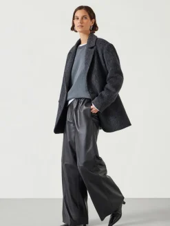 Hush Jayde Italian Wool Blazer Grey Black Sale